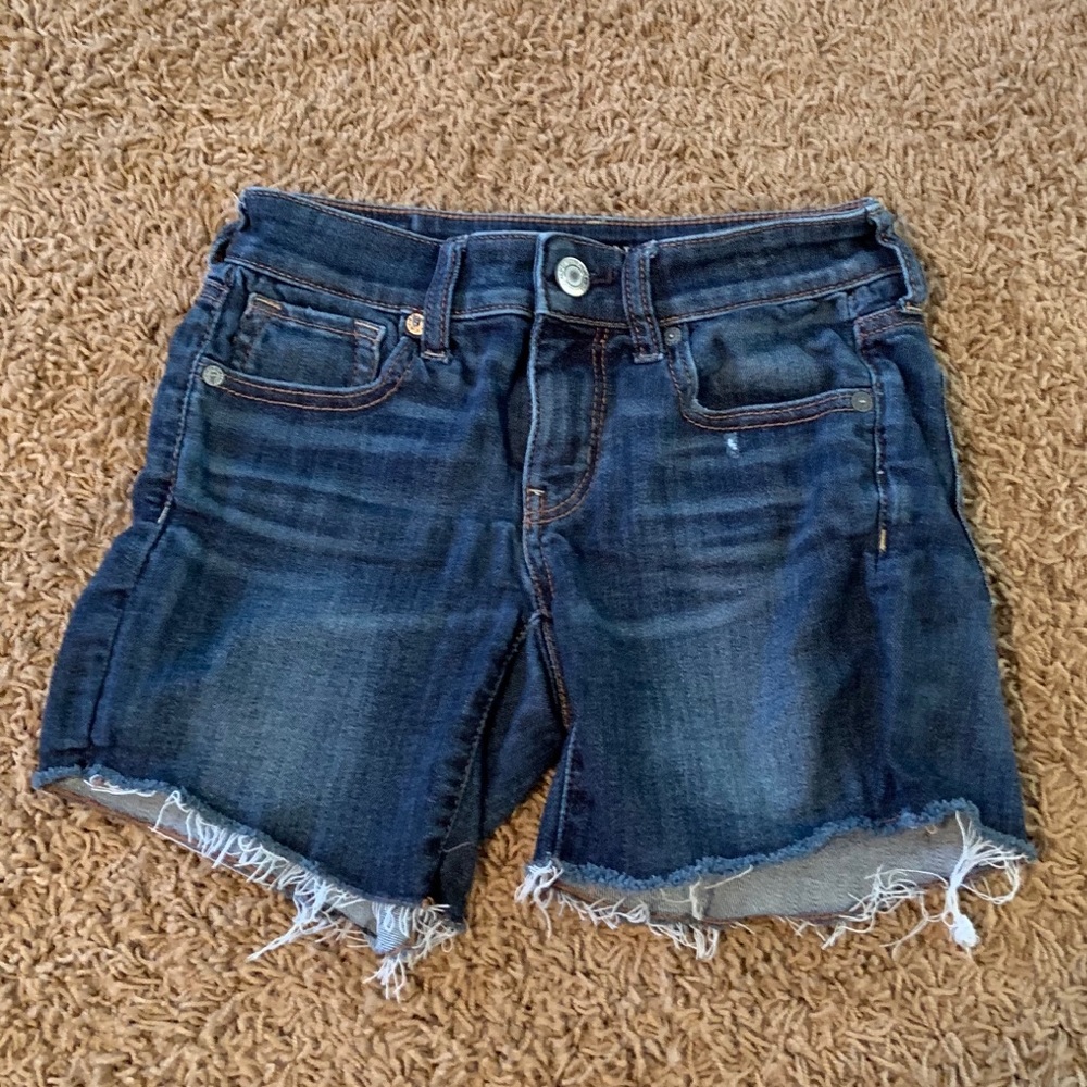 American Eagle Midi Jean Shorts